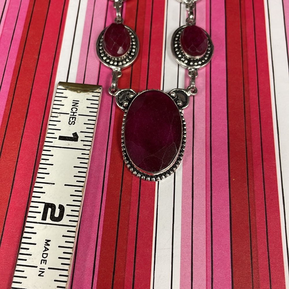Ruby Necklace Set - image 7